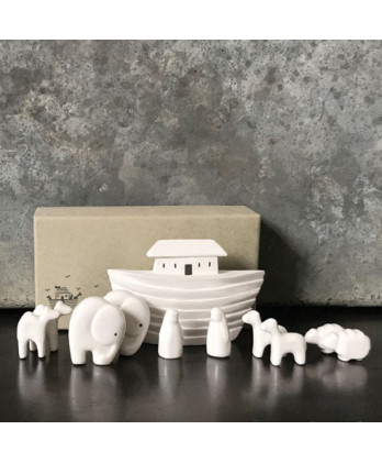 Κιβωτός Νώε πορσελάνινη 13εκ.