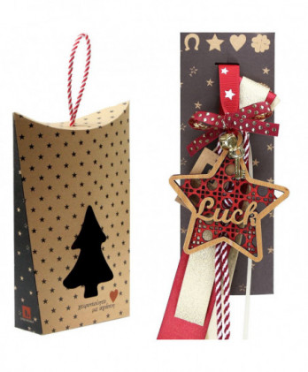 Γούρι Με Ξύλινο Αστεράκι...