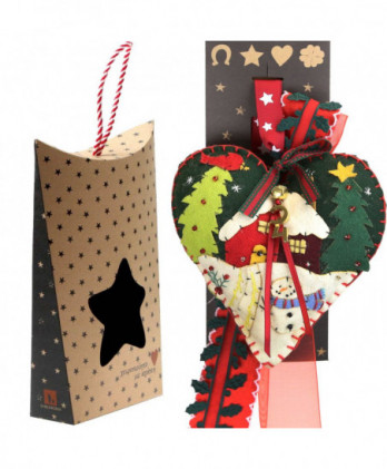 Γούρι Με Φελτ Καρδιά Και...