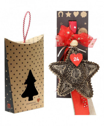 Γούρι Με Αστέρι Καρφτ 30x19εκ