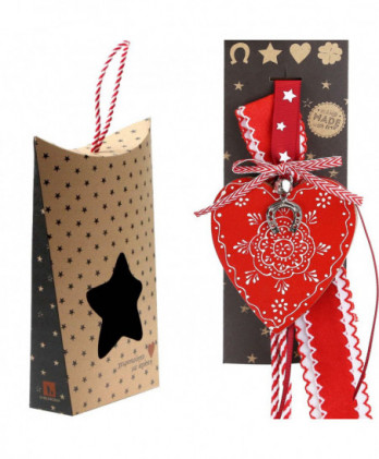 Γούρι Με Κόκκινη Καρδιά Και...