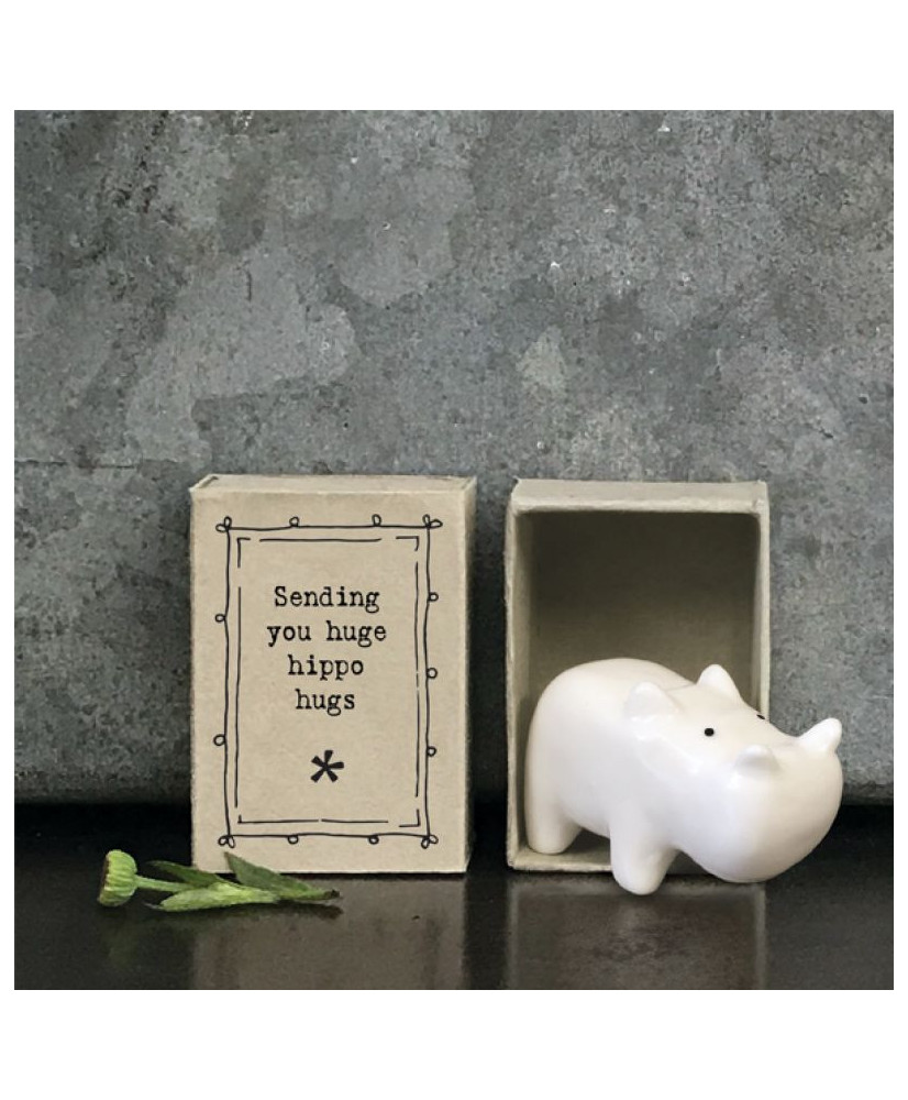 Σπιρτόκουτο - Ιπποπόταμος 4,5x3,4εκ.