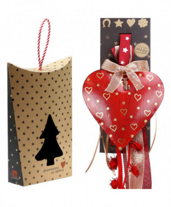 Γούρι Με Μεταλλική Κόκκινη...