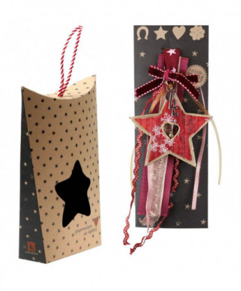 Γούρι Με Ξύλινο Αστέρι –...