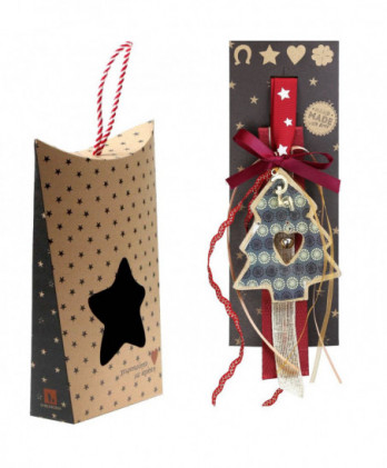 Γούρι Με Ξύλινο Δέντρο Και...