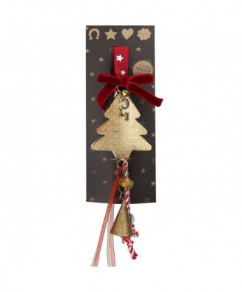 Γούρι Με Μπρούτζινο Δέντρο Σε Χρυσό Χρώμα