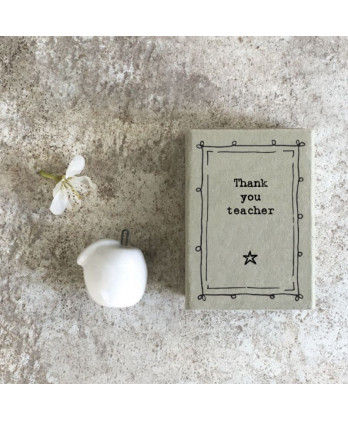 Σπιρτόκουτο 4,5εκ. - Μήλο πορσελάνη