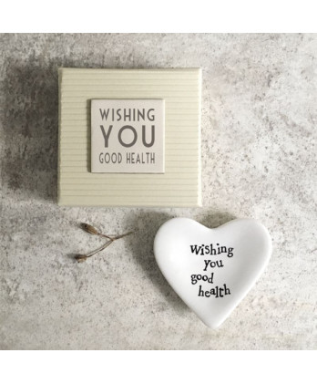 Καρδιά πορσελάνη σε κουτί -...