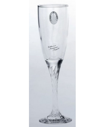 Ποτήρι Σαμπάνιας Γάμου Κολωνάτο Με Ασημί Στοιχείο