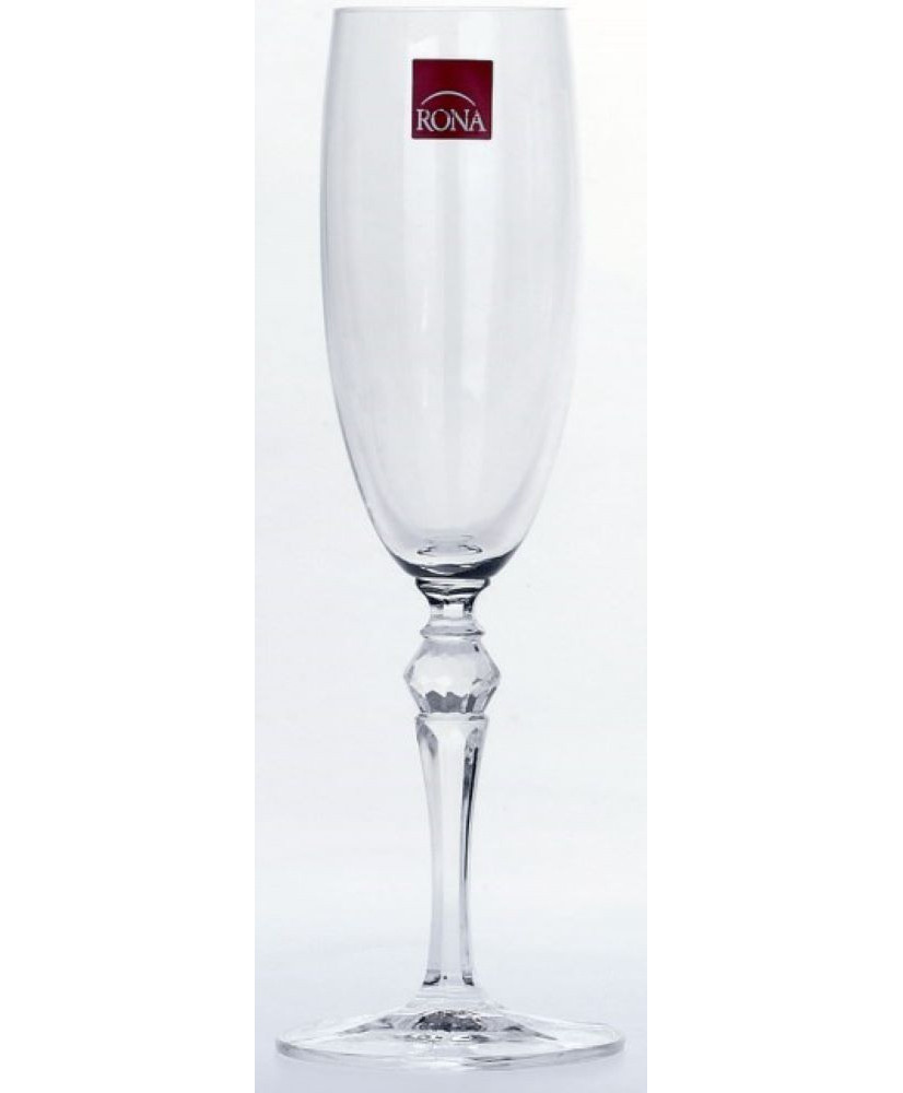 Ποτήρι Σαμπάνιας Γάμου Κολωνάτο Με Σκαλιστό Στοιχείο