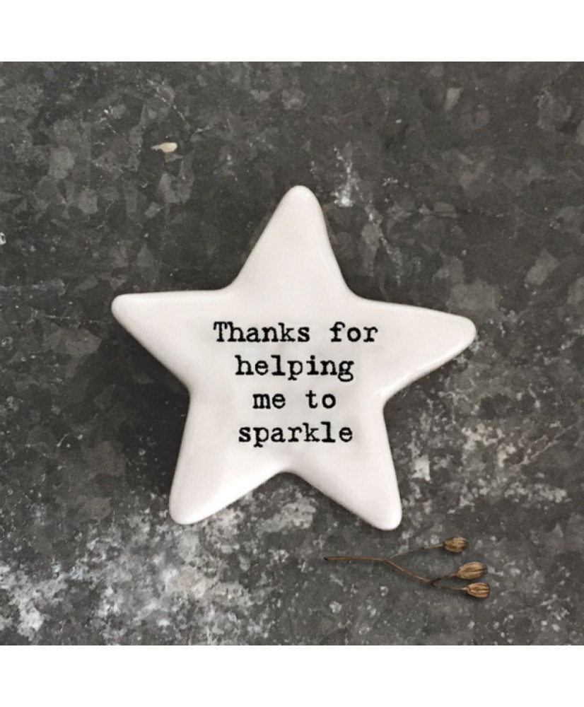 Βότσαλο αστέρι -Thanks for helping me sparkle