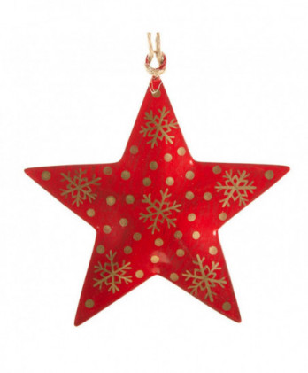 Αστέρι Κόκκινο Μεταλλικό Με...