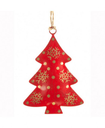 Δέντρο Κόκκινο Μεταλλικό Με...