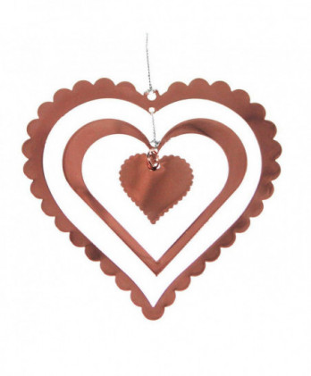 Καρδιές Fancy Ροζ Χρυσός 12εκ