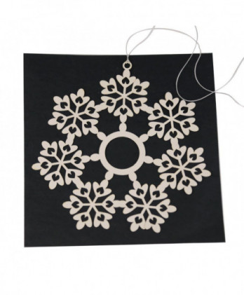 Δαντελωτή Νιφάδα Χάρτινη 14εκ