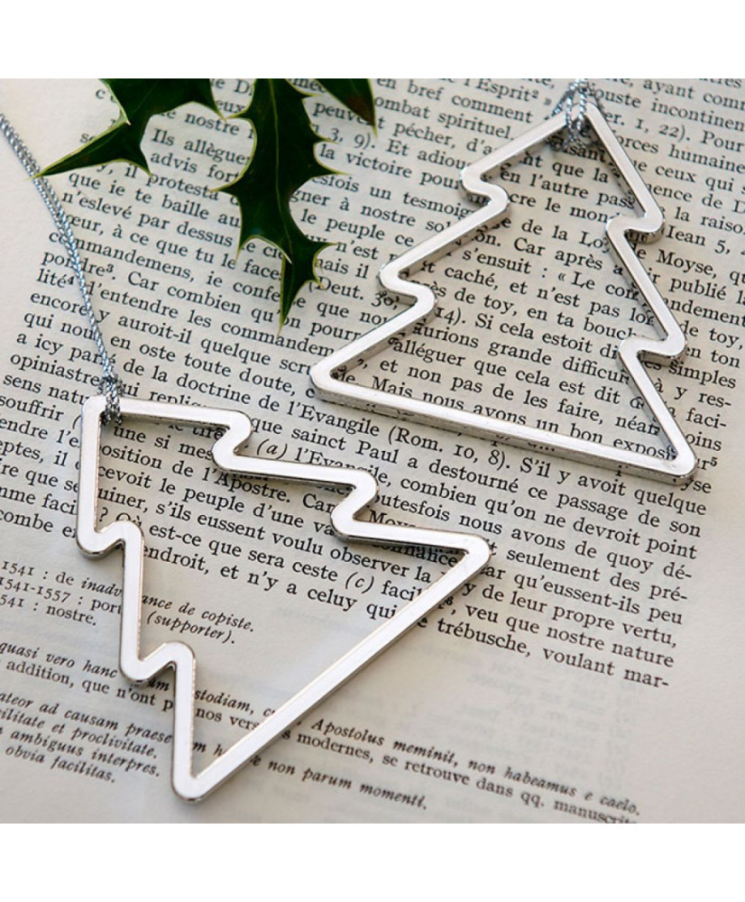 Δέντρα Modern Σε Ασημί Χρώμα Σετ 2τεμ 6,5εκ