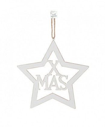 Αστέρι Λευκό Από Ξύλο Και...