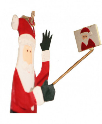 Αγ. Βασίλης Με Selfie Κρεμαστό 14εκ