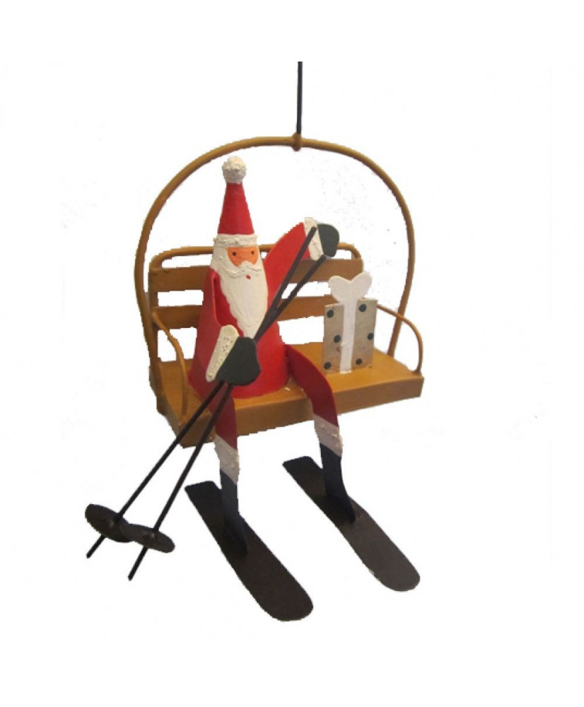 Αγ.Βασίλης Με Σκι Στο Lift Κρεμαστό