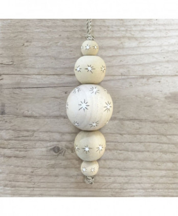 Μπάλα Ξύλινη Droplet Με...