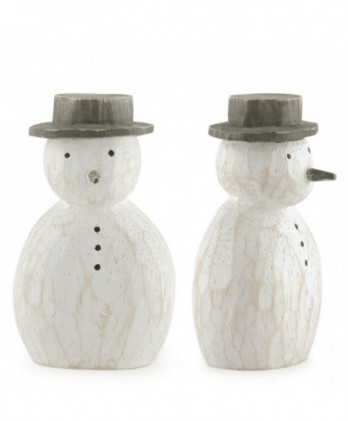 Χιονάνθρωπος Ξύλινος Στρογγυλός 8εκ