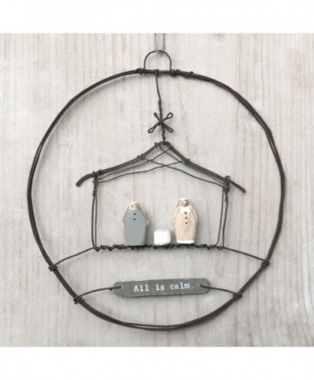 Στεφάνι Από Σύρμα Με Φάτνη...