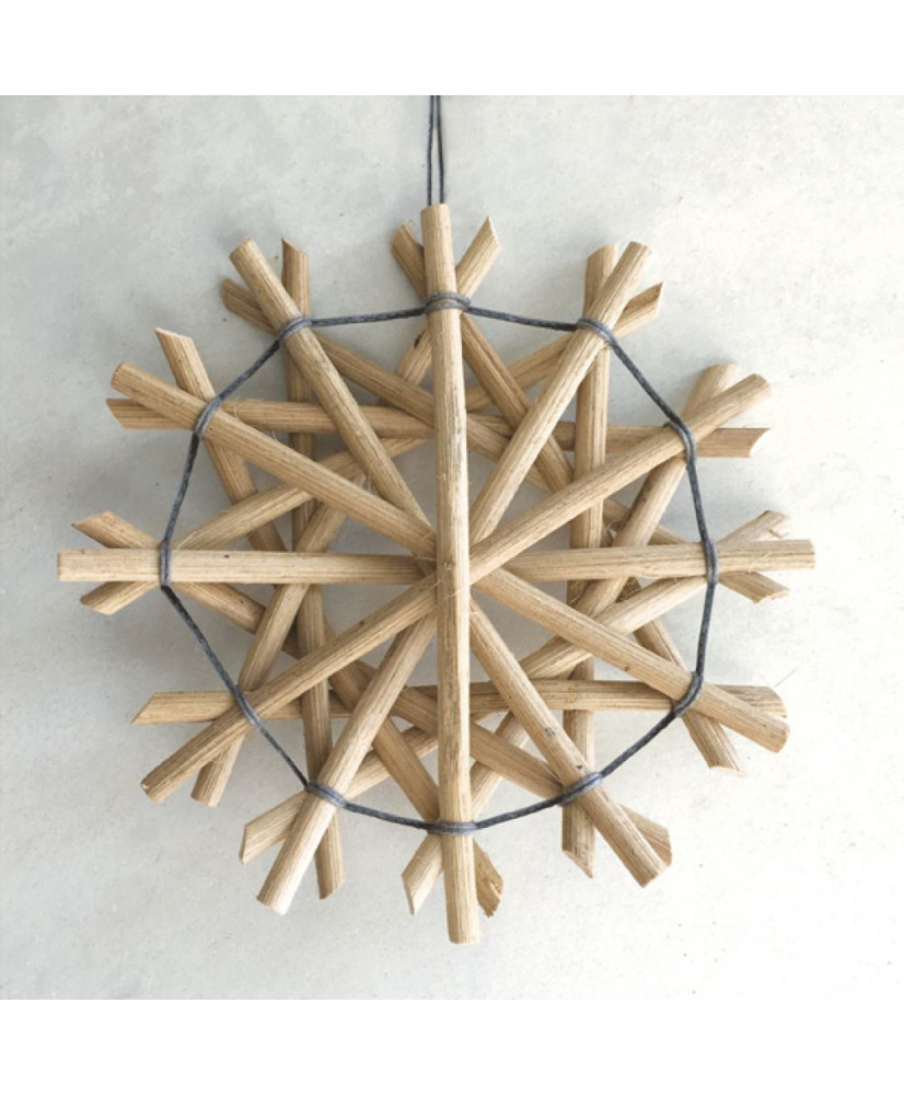Αστέρι Μεγάλο 12 Ακτίνων Από Rattan 15εκ