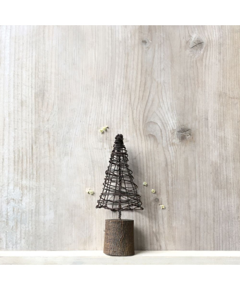 Συρμάτινο Δέντρο Μικρό Σε Σχήμα Κώνου 14x5x5,5εκ