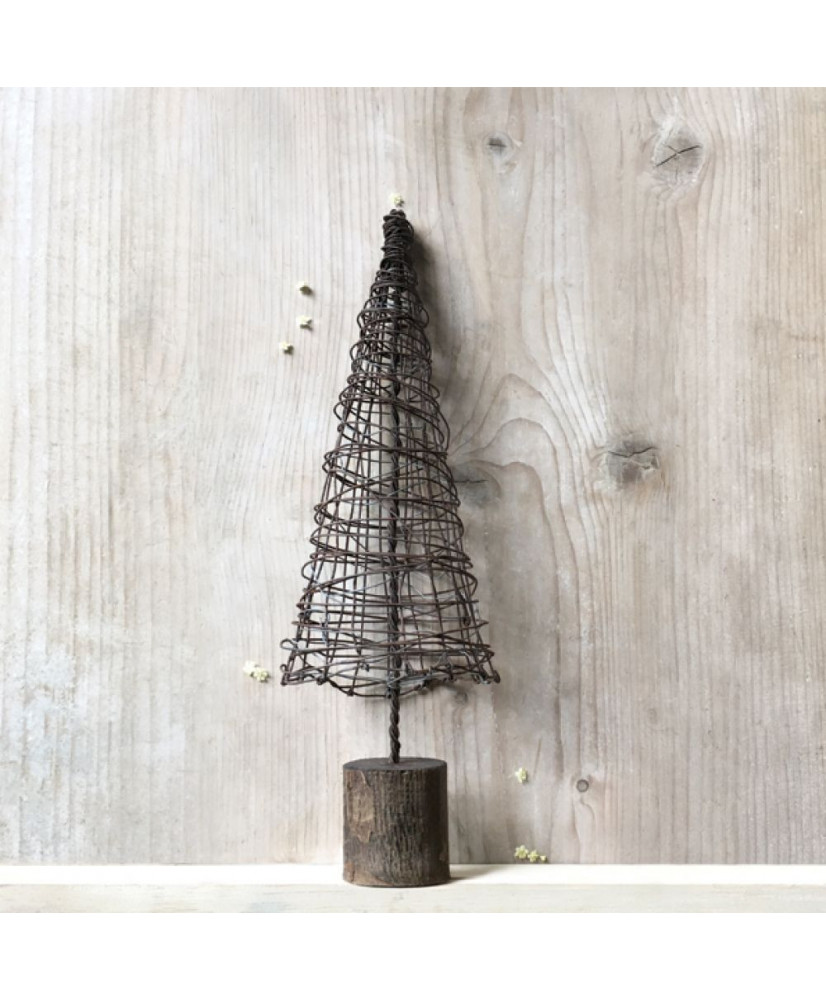Συρμάτινο Δέντρο Μεγάλο Σε Σχήμα Κώνου 27x8x9εκ