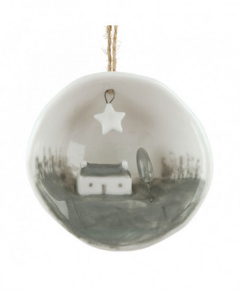 Μπάλα Πορσελάνη Μισή Με Μήνυμα Christmas… 7,7εκ