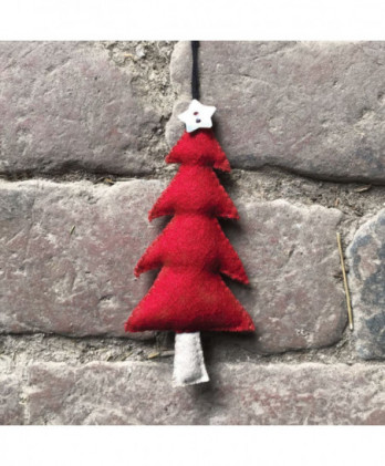 Δέντρο Από Φελτ Σε Κόκκινο...