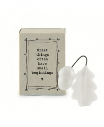 Βελανίδι Πορσελάνινο Σε Σπιρτόκουτο 4,5εκ