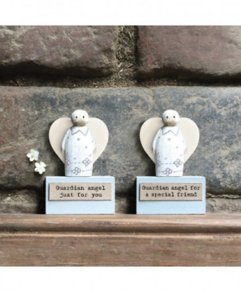 Άγγελος Ξυλόγλυπτος Με Μήνυμα Just For You 5,5εκ