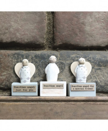 Άγγελος Ξυλόγλυπτος Με Μήνυμα Just For You 5,5εκ