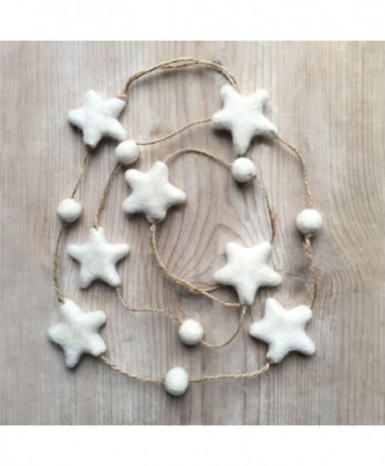 Γιρλάντα Με Αστεράκια Λευκά...