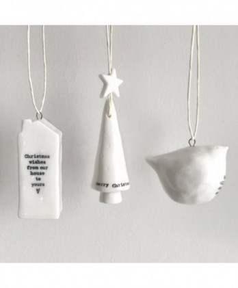 Στολίδι Δέντρο Από Πορσελάνη 8,5εκ