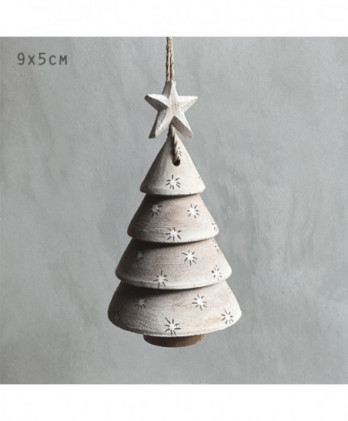 Δέντρο Ξύλινο Με Νιφάδες...