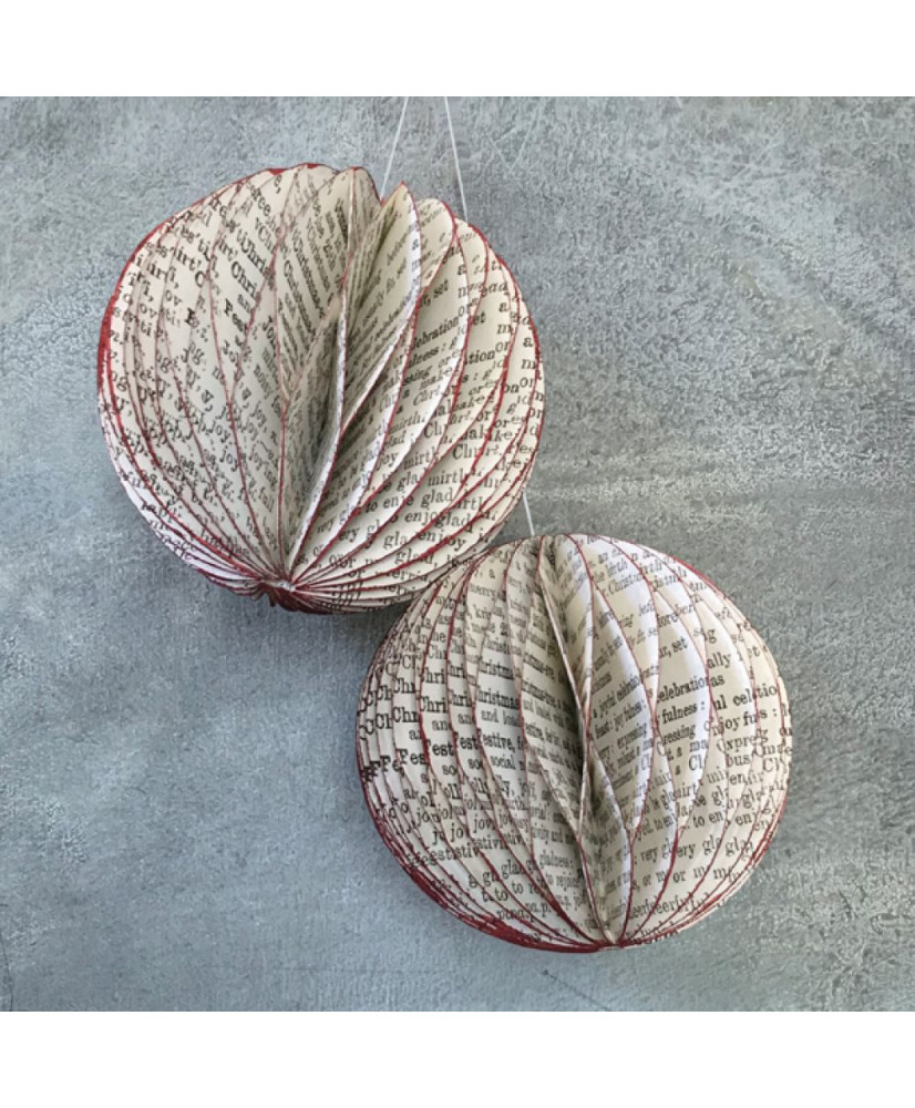 Μπάλες κυψέλη Από Εφημερίδα Σετ 2τεμ