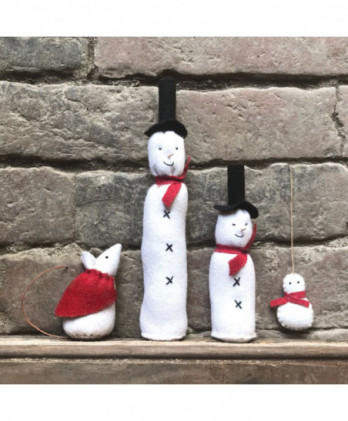 Χιονάνθρωπος Μίνι Από Φλετ 4,5εκ