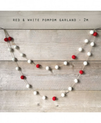 Γιρλάντα Πομπομ Σε Κόκκινο...