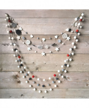 Γιρλάντα Πομπομ Σε Φυσικά Χρώματα 2μ