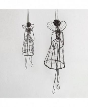 Άγγελος Με Πλεκτό Σύρμα Μικρό 15εκ