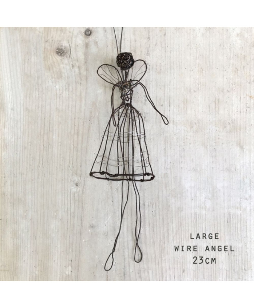 Άγγελος Με Πλεκτό Σύρμα Μεγάλο 23εκ