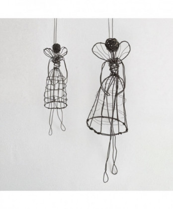 Άγγελος Με Πλεκτό Σύρμα Μεγάλο 23εκ