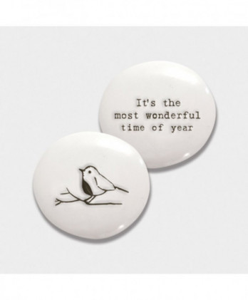 Βότσαλο Από Πορσελάνη Με Πουλί – Most Wonderful… 4εκ