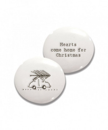 Βότσαλο Από Πορσελάνη Με Αυτοκίνητο – Hearts Come Home...4εκ