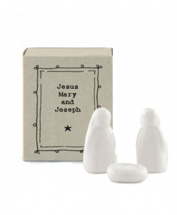 Σπιρτόκουτο Με Φιγούρες Τον Χριστός – Παναγία Και Ιωσήφ