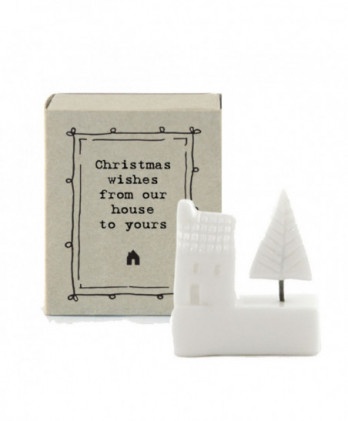 Σπιρτόκουτο Με Σπιτάκι Και Μήνυμα From Our House To Yours