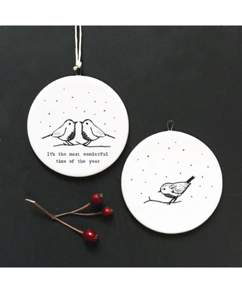 Πορσελάνινη Μπάλα Με Σχέδια Πουλάκια 6,5εκ