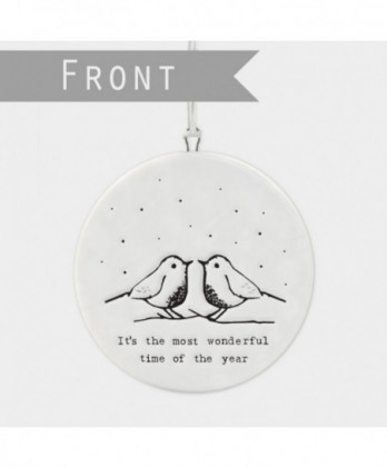 Πορσελάνινη Μπάλα Με Σχέδια Πουλάκια 6,5εκ